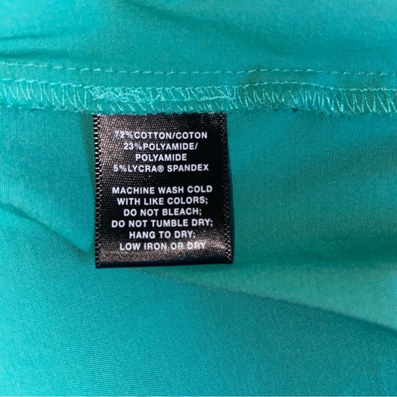 Lafayette 148 New York Green Wrap Dress Womens Size 4 Stretch Career Office - Picture 11 of 11